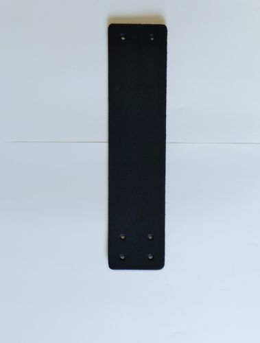Wrist Cuff Blanks - Pack of 2 - Medium - Various Colours (Medium - 6 holes, Black)